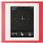 ELKO EP RF Touch-W Сензорно устройство за управление Червена(пластмаса) Бял Светло сив (RFTW-ARE-BWH-CLG)