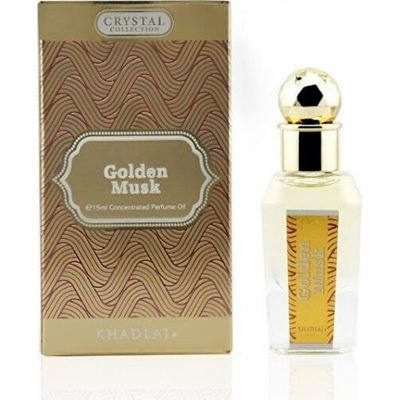 Khadlaj Golden Musk parfémovaný olej unisex 15 ml