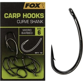 Fox Carp Hooks Curve Shank vel.6 10 ks