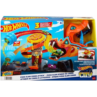 Hot Wheels City Odjíždějící pizza – Útok kobry Sada HTN81