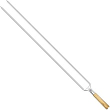 Velký nerezový špíz Churrasco Forged - dvojitý, 60 cm