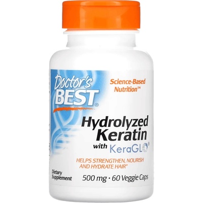 Doctor's Best Hydrolyzovaný Keratin 500 60 kapslí