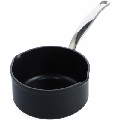 GreenPan Barcelona Pro Saucepan with Spouts 16cm Black