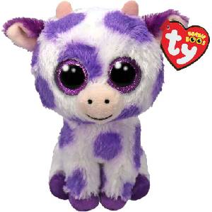 TY Toys Плюшена играчка TY Toys Beanie Boos - Крава Ethel, 15 cm (TY37345) - baby