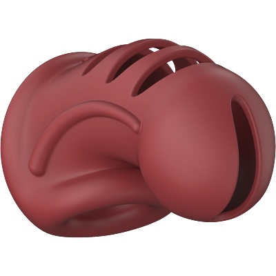 ManCage Model 28 - Ултра мека силиконова клетка - червена