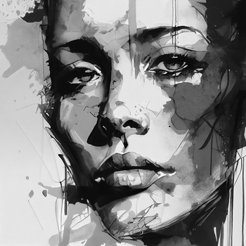 imageLAND АЛУМИНИЕВА КАРТИНА graffiti beauty (473896)