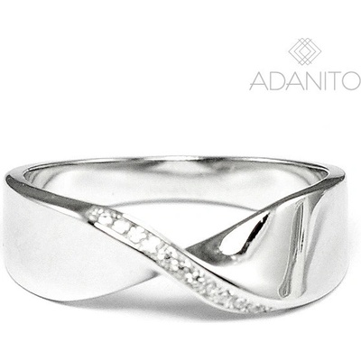 Beneto AGG437 Strieborný prsteň so zirkónmi