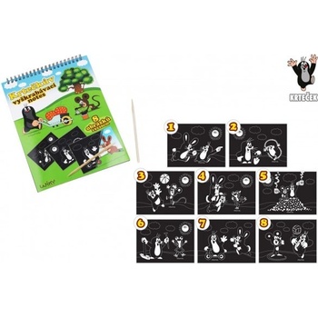 Krtkov vyškrabovací notes 8 obrázkov