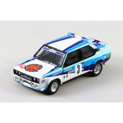 BREKINA Fiat 131 Abarth 3 bílá/modrá 1:87