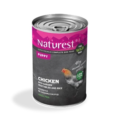 Naturest® Консерва за малки кученца с пиле, зеленчуци и ориз