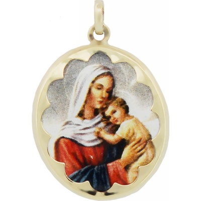 Leru Zlatá madonka malá smalt 10