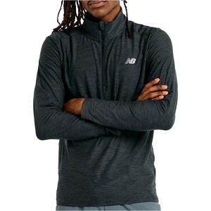 New Balance Мъжко яке за бягане New Balance Space Dye 1/4 Zip Synthetic jumper - Black - размер XL (028-0705-0114)