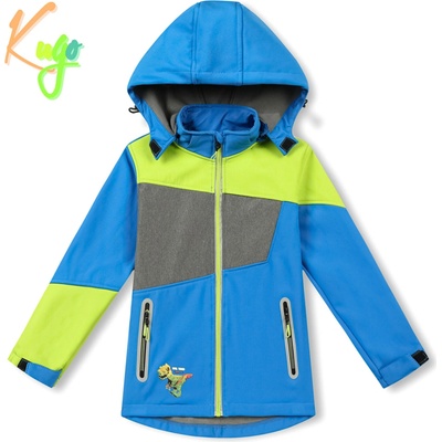 Kugo HK2525 Chlapčenská softshellová bunda modrá