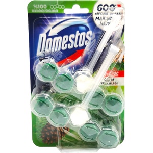 Domestos ароматизатор за тоалетна чиния, 2х55гр, Бор