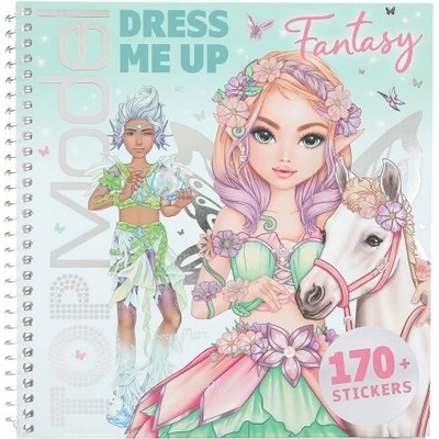 Depesche kreatívny zošit nálepiek TOPModel Dress Me Up Fantasy