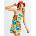 Roxy Рокля atlas playa blanca slip dress