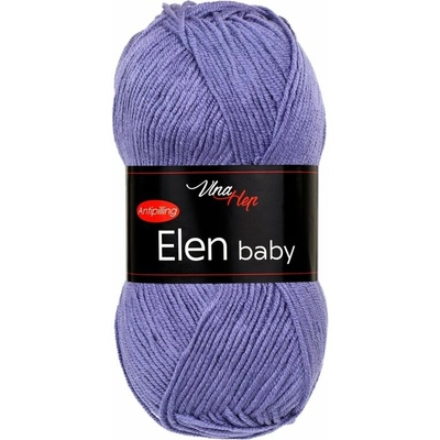 Vlna-hep Příze Elen baby 41351 fialovo-modrá