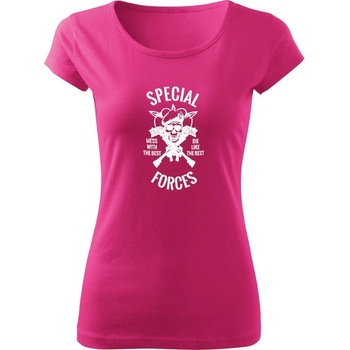 Dragowa dámske tričko special forces ružová