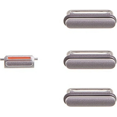 AppleMix Sada bočných tlačidiel pre Apple iPhone 6S Plus (Napájanie + Hlasitosť + Stlmenie) - Vesmírne sivá - Kvalita A+