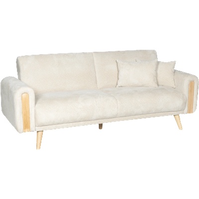 Carmen Разтегателен диван - тройка goma - бял e26 (3551528)