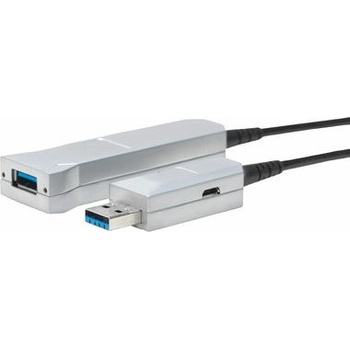 VivoLink PROUSB3AAF10 USB 3.0 predlžovací s optickým prenosom A - AM - F, 10m, černý