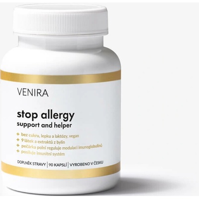 Venira stop allergy support and helper 90 kapsúl