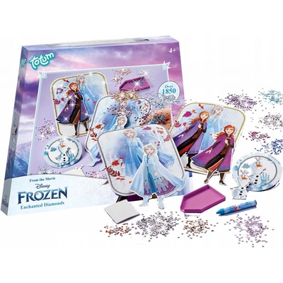 Lowlands Diamantové malování Ledové království II/Frozen II 24 x 20 cm kreativní sada v krabici