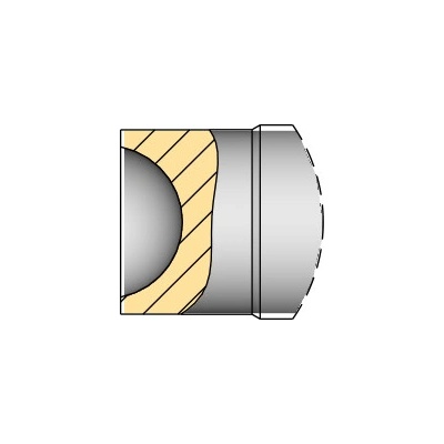 JBC C245052 – nýtovací hrot pro plasty Ø 4,9 mm