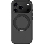 AMAZINGTHING Силиконов (TPU) калъф с MagSafe за iPhone 17 Pro Max - AmazingThing Cloudie MagSpin Magnetic Soft Silicone Case (черен) (IP176.9PCBK)