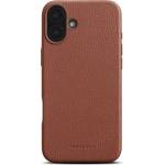 WOOLnut Калъф за iPhone 16 Plus от Woolnut - Кожен - Кафяв (K-WN-IP16PL-C-2854-CB)