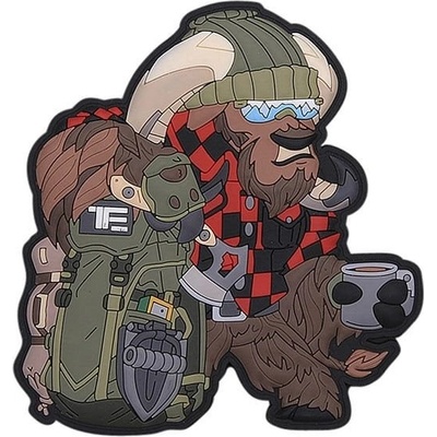 Task Force 2215 Nášivka BUSHCRAFT OX velcro