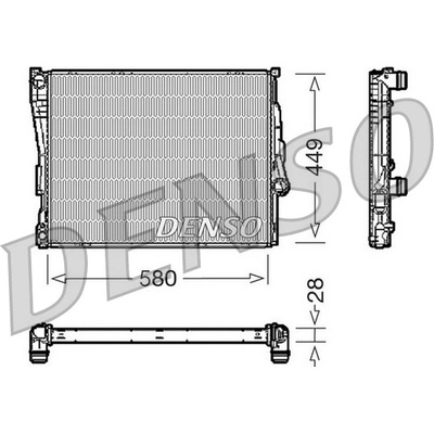 Chladič motora DENSO DRM05069