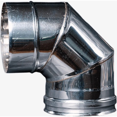 ArtKamin Димоотводно коляно инокс 90° - Ф350 (k90ibi)