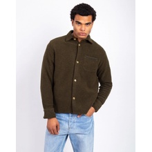 Forét Ivy Wool Overshirt DARK MOSS