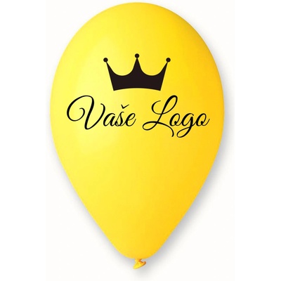 Svet balonku Balónik s logom Žltý 26 cm