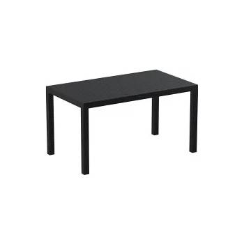 Siesta Exclusive Si-Маса правоъгълна 80х140см. ares 140(186) ЧЕРНА/Бяла (014231)