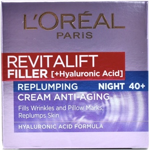 L'Oréal Revitalift Filler HA Replumping Anti-Aging Night Cream 50 ml