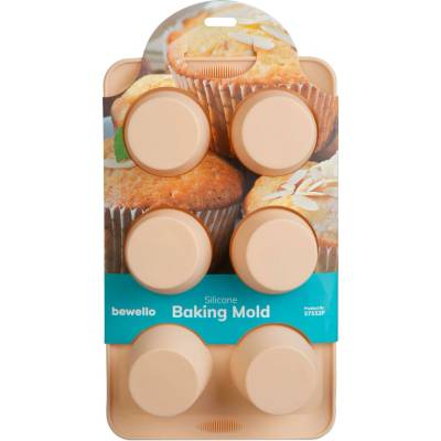 HomeShopXL Silikónová forma na muffiny Forma na cupcake Pečenie cupcake 30 x 18 x 4,2 cm 1 kus 57532P
