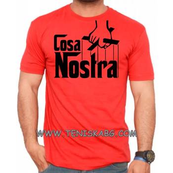 Image 1 of Fruit of the Loom Тениска със щампа - Cosa Nostra 4