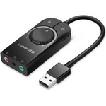 UGREEN External usb audio card ugreen 15cm (black) - pcmall Звукови карти