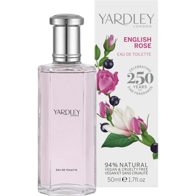 Yardley Anglická růže toaletní voda dámská s něžnou květinovou vůní 50 ml