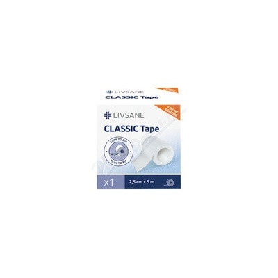 PHARMAPLAST LIVSANE Fixační náplast Classic 2,5 cm x 5 m