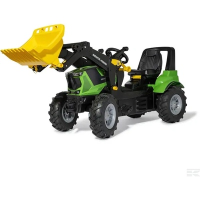 Rolly Toys Šľapací traktor Deutz Agrotron T8280TTV rollyFarmtrac s predným nakladačom a Nafukovacími Kolesami