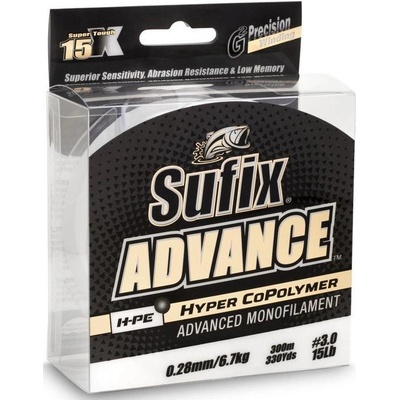 Sufix Advance clear 300 m 0,18 mm 3,4 kg