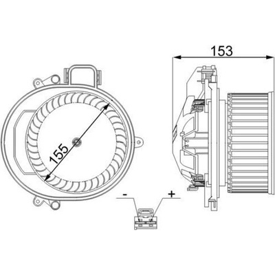 Vnitřní ventilátor MAHLE AB 257 000S