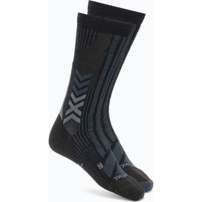 X-Socks Мъжки чорапи X-Socks Trekking Perform Merino Crew black/charcoal