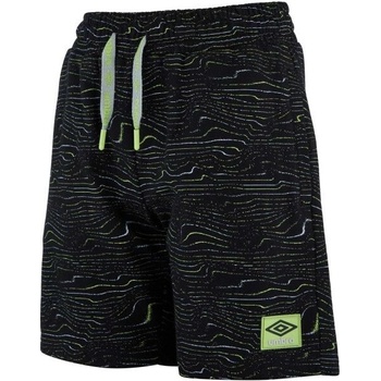 Umbro MANUEL Pohodlné chlapecké šortky z úpletu černá