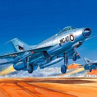 Academy Изтребител МиГ Mig-21 FISHBED (12442)