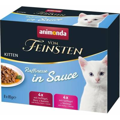 animonda vom Feinsten Raffinesse v omáčce pro koťata 8 × 85 g