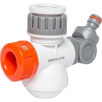 Bradas Adaptér na kohútik so sprchou 3 funkcie WHITE LINE